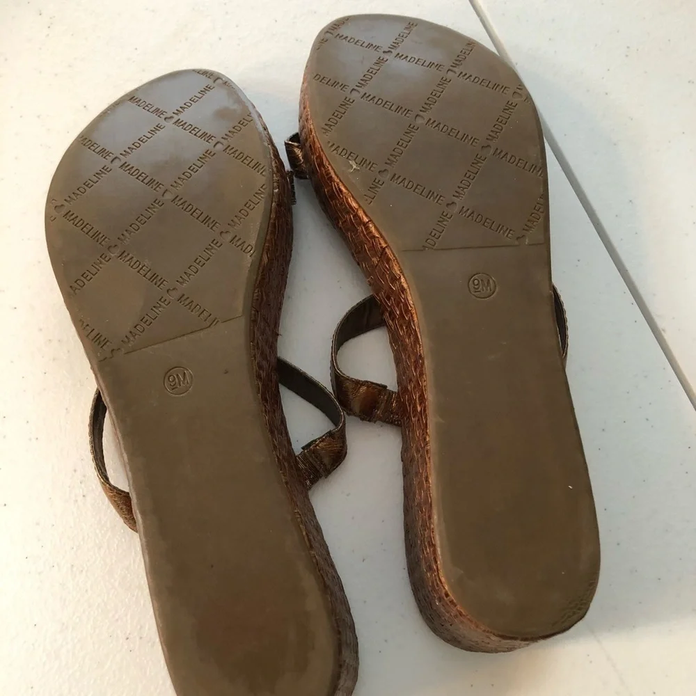 Madeline Stuart Wedge Embellished Sandals